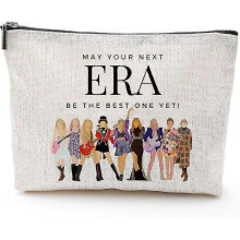 (B) Travel Makeup Bag,skincare Toiletry Bag Travel Cosmetic Bag With Zipper,album Inspired Gift For Taylor Swift Swiftie Fans Gift Music Lover