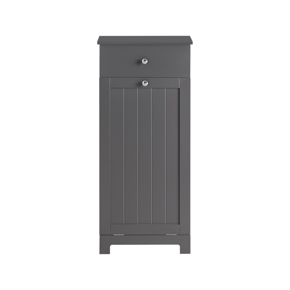 SoBuy BZR21-DG, Bathroom Laundry Basket Laundry Cabinet Bathroom