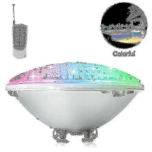 Led Pool Lighting, 18w Par56 Rgb Swimming Pool Light. Underwater Spotlight with Remote Control Pool Lighting, 12v Ac / Dc Ip68 Waterproof Pool Lamp Ed