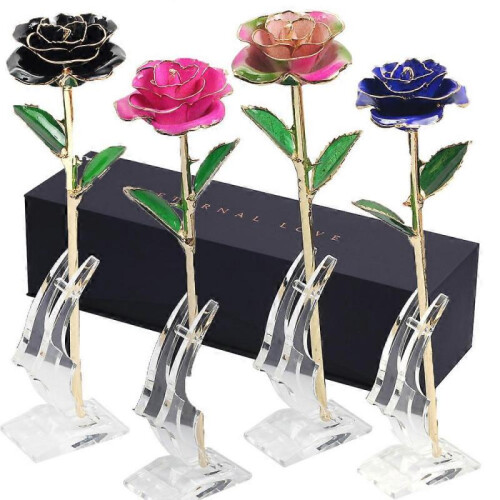 (H3) Eternal Rose Flower Band Vertical Wedding Decor Gift For Mom 1