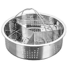 Steamer Basket Rack Set for Pressure Cooker Accessories Steam Baskets, Egg Steaming Holder Rack Sta