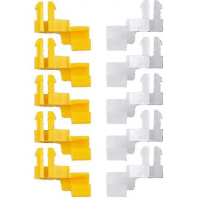 Door Lock Rod Clips - Tailgate Handle Rod Clip Replacement for Toyota Tundra Camry Corolla Echo Highlander, Replace Oem: 69293-12030 69293-12040yellow
