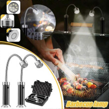 Grill Lights for Bbq Magneic Grill Light 360 Degree Flexible Gooseneck Water Heat Resistant Magnetic Base Led Barbecue Light