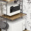 SoBuy KCR08-PF magnetronplank met 2 planken 11