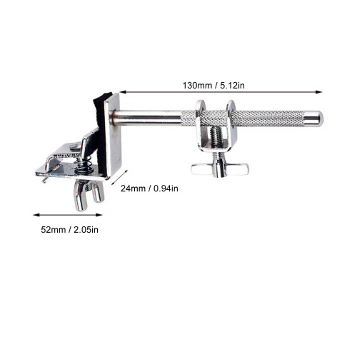 Cowbell Clamp Einstellbare Standard Drum Mounting Holder Percussion Zubehör Essential Drummer Hardware 1
