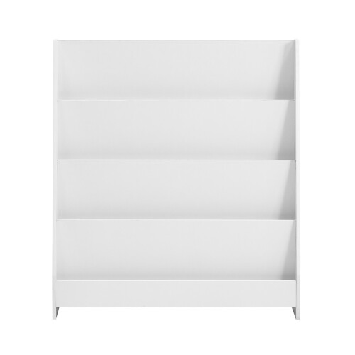 Bibliotecă copii SoBuy KMB32-W, 4 compartimente