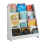 Bibliotecă copii SoBuy KMB32-W, 4 compartimente 12