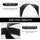 6 Pcs Egg Cooker Rings Burger Molds Creative DIY Egg Frying Molds (Black) 7