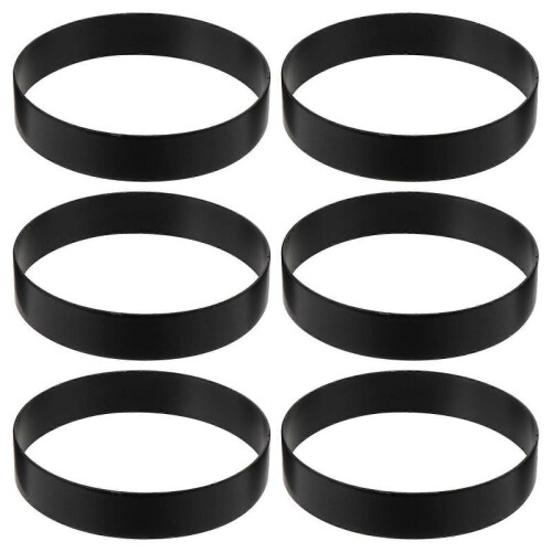 6 Pcs Egg Cooker Rings Burger Molds Creative DIY Egg Frying Molds (Black) 1