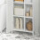 SoBuy Ντουλάπι Μπάνιου BZR39-W Λευκό 48x96x24 εκ. 5