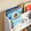Bancă copii SoBuy cu bibliotecă KMB34-W 6