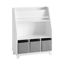 SoBuy KMB34-W, Children Kids Bookcase Book Shelf Toy Shelf Shelf Rack