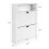 SoBuy Meuble à Chaussures 2 Abattants FSR87-W 3