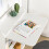 SoBuy Folding Desk with 3 Shelves, White 4