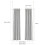 SoBuy Raumteiler KLS12-HG Hellgrau 162x200cm 3