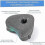 Leg Pillow, Ergonomic Side Sleeping Pillows, Memory Foam Knee Pillow with Strap for Side Sleeper, Le 4