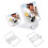 (White) 3D HD Stand Screen Magnifier Phone Magnifier Eye Protection 4