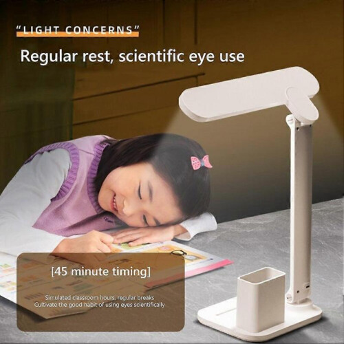 (Charged) LED Desktop Decor Light Touch Control Nightstand Lamps USB Charging Mobile Phone Bracket Light Memory Function for Living Room 2