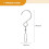 10pcs 360 Degrees Rotation Hooks Stainless Steel Bearing Hook for Wind Chimes 5