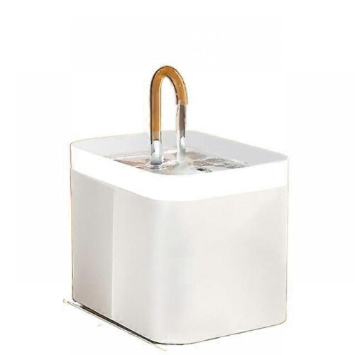 (White) Cat Water Dispenser Automatic Filter USB Electric Silent 1.5L