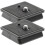 2pcs Tripod Mount Tripod Quick Release Plate 1/4 Inch Screw Tripod Camera Mount 12