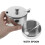 Seasoning Storage Container Stainless Steel Sugar Jar Kitchen Storage Jar with Spoon 4