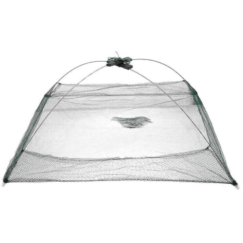 Fish Catching Net Fish Shrimp Crab Trap Foldable Open Type Lobster Bait Trap 1