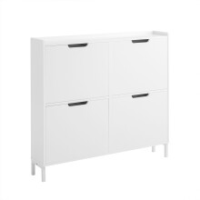 Armoire à Chaussures SoBuy Blanc 100x19x91cm