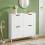 Armoire à Chaussures SoBuy Blanc 100x19x91cm 11
