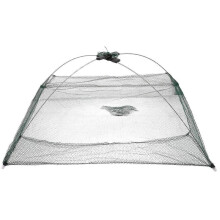 Fish Catching Net Fish Shrimp Crab Trap Foldable Open Type Lobster Bait Trap