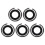 5 Sets of Wrench Ring Replacement Wrench Ring Clip Impact Friction Ring Retaining Ring 6