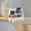 SoBuy White Clip-On Bedside Shelf Tray 11