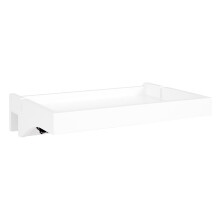 SoBuy White Clip-On Bedside Shelf Tray