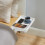 SoBuy White Clip-On Bedside Shelf Tray 9