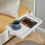 SoBuy White Clip-On Bedside Shelf Tray 2