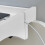 SoBuy White Clip-On Bedside Shelf Tray 7