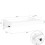SoBuy White Clip-On Bedside Shelf Tray 3