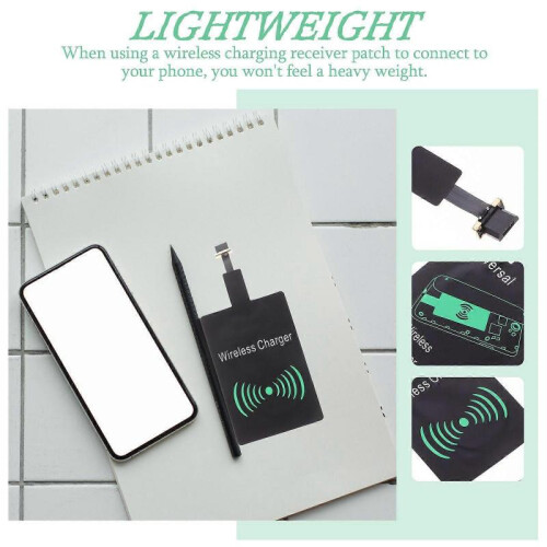 Universal Qi Wireless Charging Micro USB Port Receiver Module Patch for Android Phone - Reverse 1