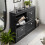 SoBuy Armoire à Chaussures 4 Abattants 13