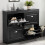 SoBuy Armoire à Chaussures 4 Abattants 2