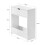 SoBuy Χαμηλό Ντουλάπι Μπάνιου BZR48-W Λευκό 55x20x60εκ 3
