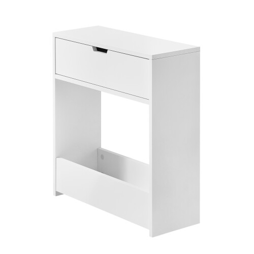 SoBuy Χαμηλό Ντουλάπι Μπάνιου BZR48-W Λευκό 55x20x60εκ