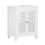 SoBuy Ντουλάπι Μπάνιου BZR35-W Λευκό 50x60x33 cm 1