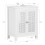 SoBuy Ντουλάπι Μπάνιου BZR35-W Λευκό 50x60x33 cm 3