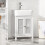SoBuy Ντουλάπι Μπάνιου BZR35-W Λευκό 50x60x33 cm 11