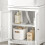 SoBuy Ντουλάπι Μπάνιου BZR35-W Λευκό 50x60x33 cm 5