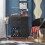 SoBuy Black Kitchen Storage Trolley with Wood Worktop 11
