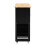 SoBuy Black Kitchen Storage Trolley with Wood Worktop 16