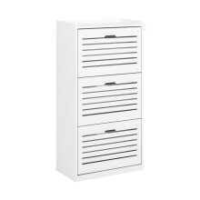 SoBuy Armoire à Chaussures 3 Portes - Meuble d'Entrée Rangement