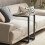 SoBuy Grey Marble Effect Side Table with Metal Frame 9